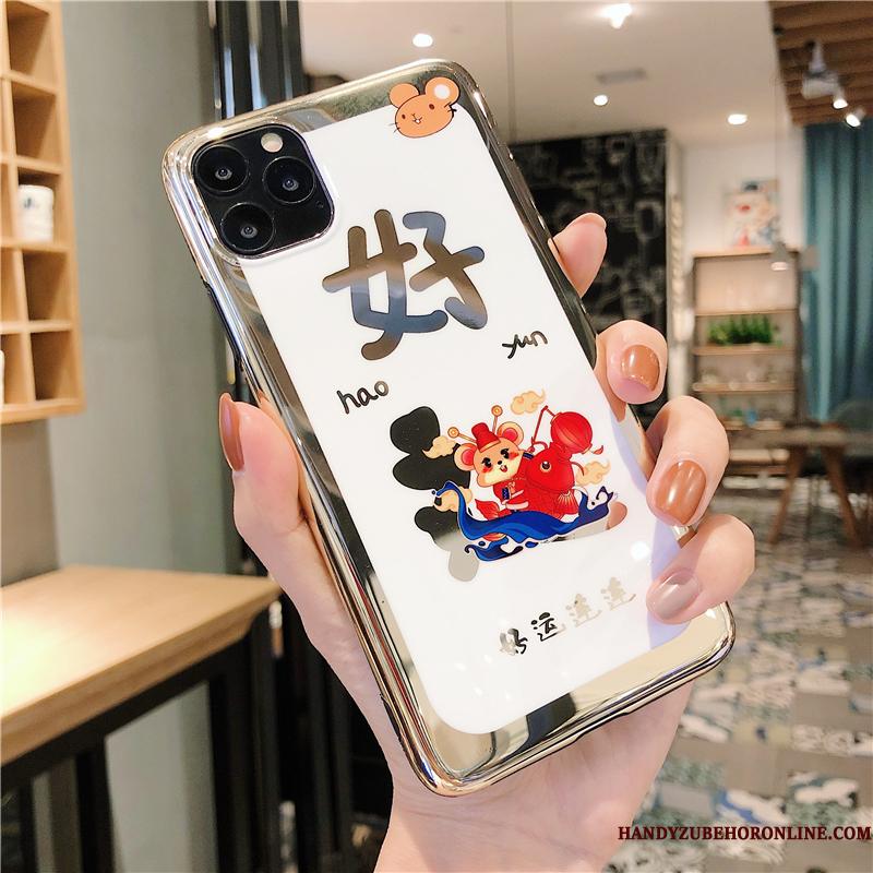 iPhone 11 Pro Etui Kinesisk Stil Af Personlighed Alt Inklusive Silikone Anti-fald Beskyttelse Kreativ