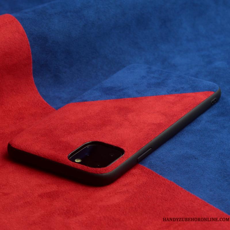 iPhone 11 Pro Max Bicolored Telefon Etui Ruskind Ny Trend Splejsning Beskyttelse
