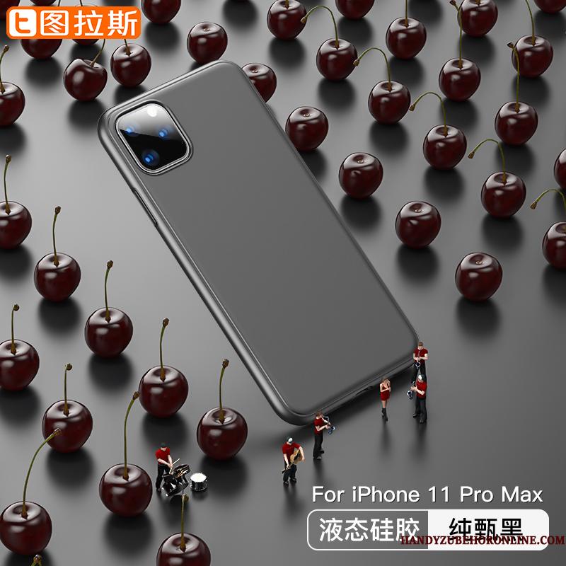 iPhone 11 Pro Max Silikone Mønster Telefon Etui Anti-fald Net Red Alt Inklusive Tynd