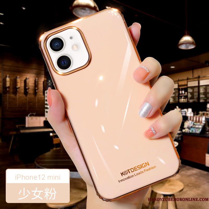 iPhone 12 Mini Orange Beskyttelse Tynd Telefon Etui Anti-fald Cover Af Personlighed