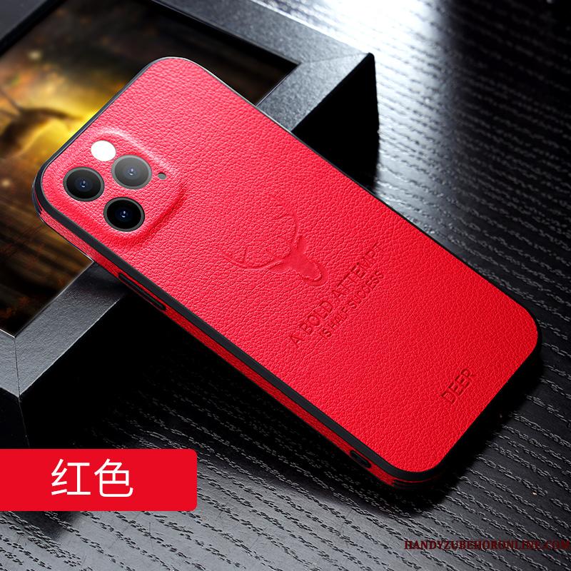iPhone 12 Pro Af Personlighed Tynd Cover Ny Kreativ Telefon Etui Net Red