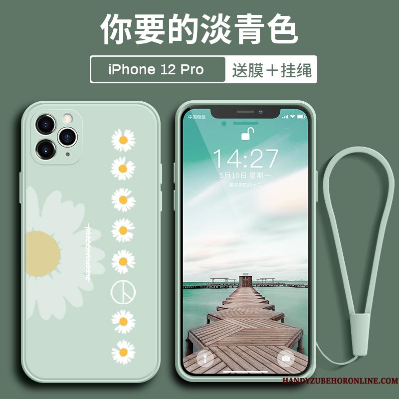 iPhone 12 Pro Grøn Tusindfryd Beskyttelse Etui Elskeren Ny Tynd