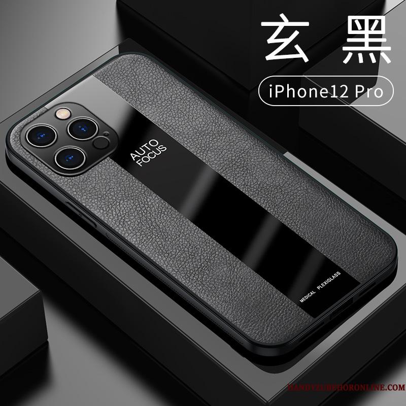 iPhone 12 Pro Lædertaske Anti-fald Etui Alt Inklusive Ny Magnetisk Beskyttelse