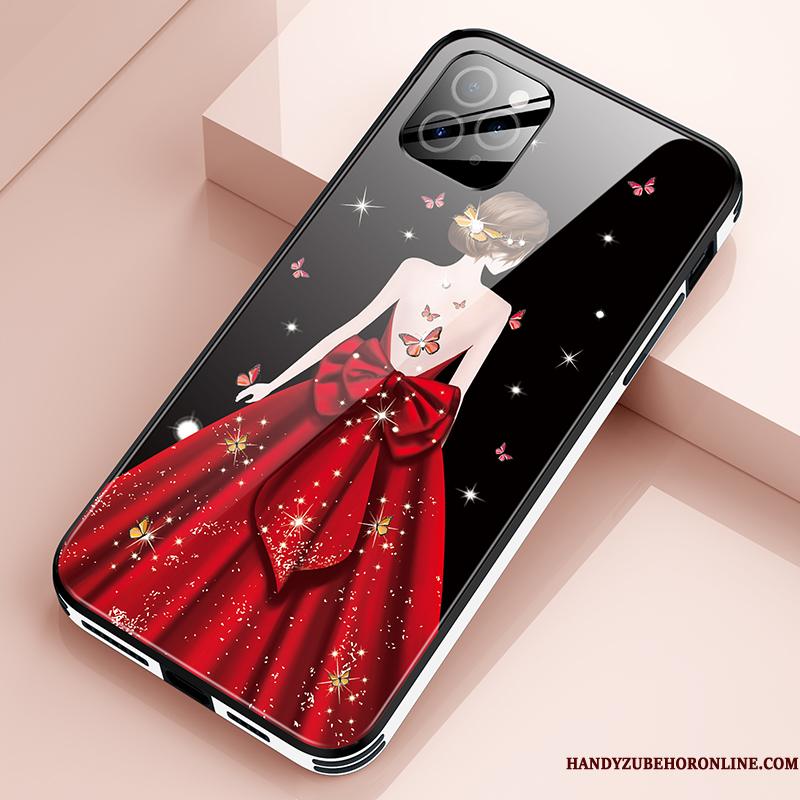 iPhone 12 Pro Max Af Personlighed Alt Inklusive Trendy Telefon Etui Mode Kreativ Rød