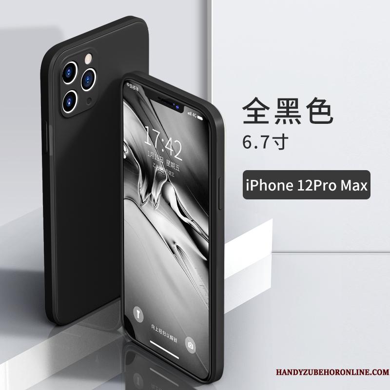 iPhone 12 Pro Max Silikone Af Personlighed Blød Telefon Etui Lilla Kreativ Anti-fald