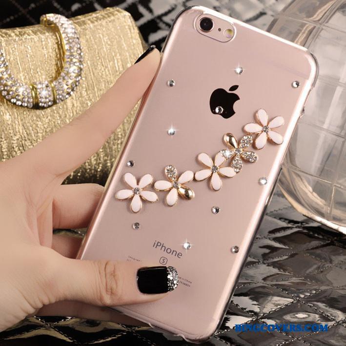 iPhone 4/4s Beskyttelse Lyserød Trend Strass Cover Ny Etui
