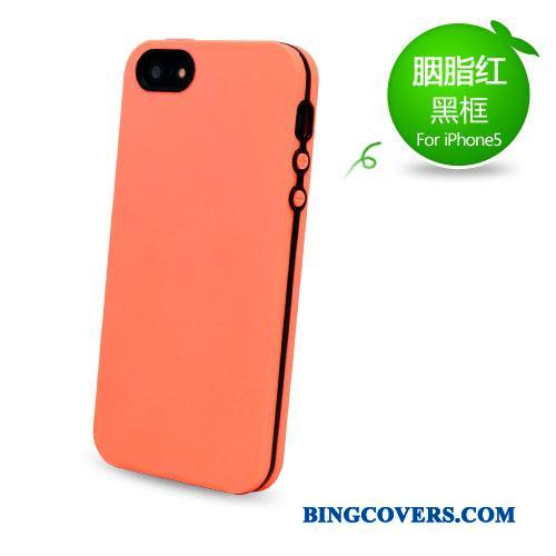 iPhone 5/5s Anti-fald Silikone Rød Beskyttelse Cover Telefon Etui