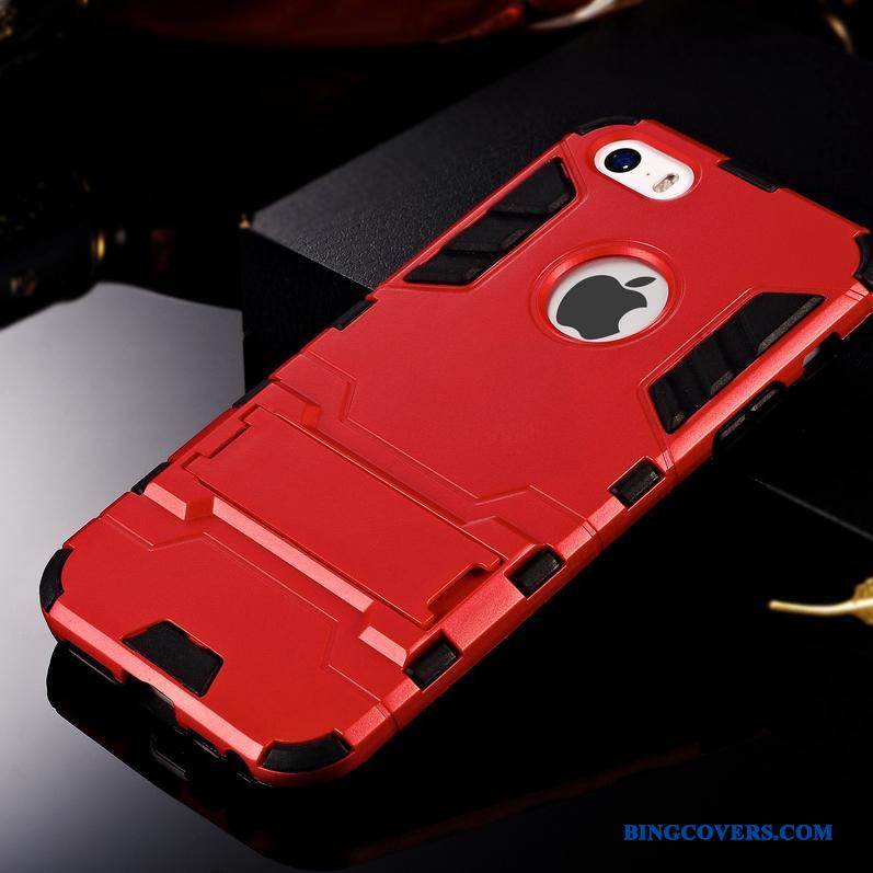 iPhone 5/5s Anti-fald Telefon Etui Silikone Trend Beskyttelse Cover Blød