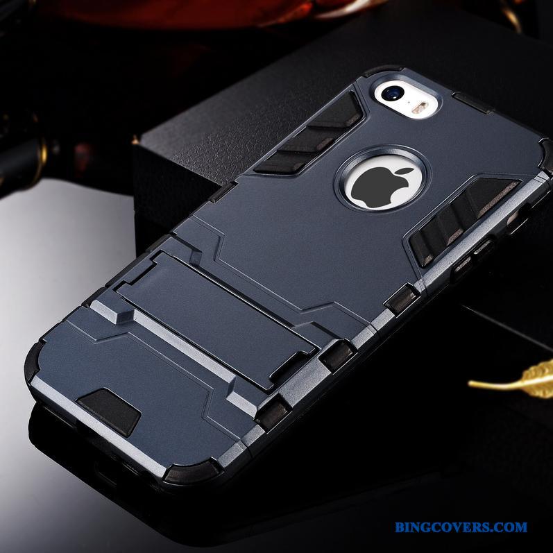 iPhone 5/5s Anti-fald Telefon Etui Silikone Trend Beskyttelse Cover Blød