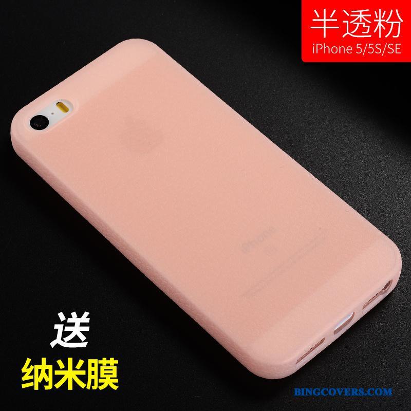iPhone 5/5s Blå Silikone Anti-fald Etui Cover Beskyttelse Blød