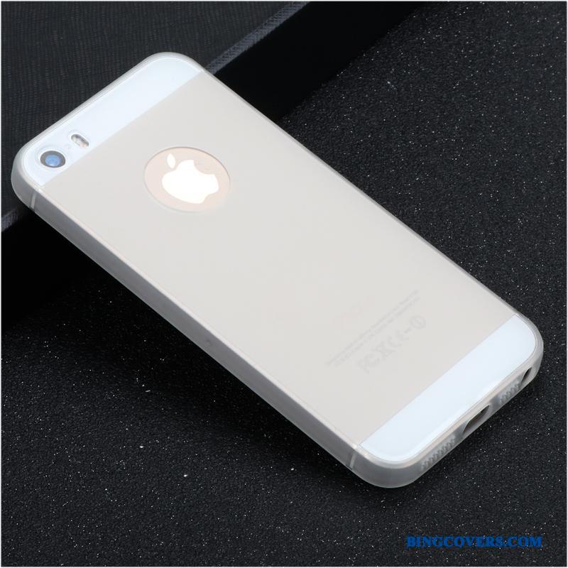iPhone 5/5s Blød Telefon Etui Tynd Silikone Rød Beskyttelse Cover