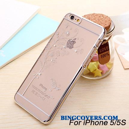 iPhone 5/5s Silikone Beskyttelse Etui Ny Anti-fald Sølv Cover