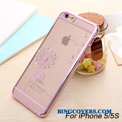 iPhone 5/5s Silikone Beskyttelse Etui Ny Anti-fald Sølv Cover