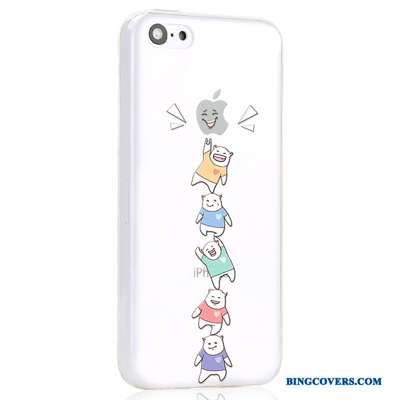 iPhone 5c Etui Anti-fald Blå Blød Silikone Mobiltelefon Cover Kreativ