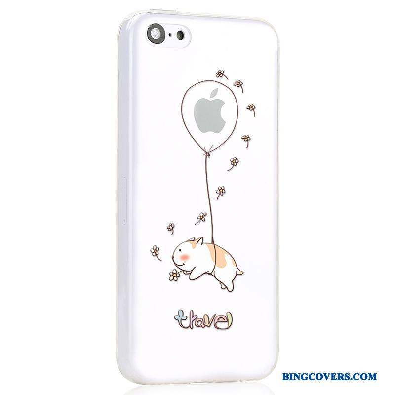 iPhone 5c Etui Gul Cartoon Mobiltelefon Alt Inklusive Cover Kreativ Silikone
