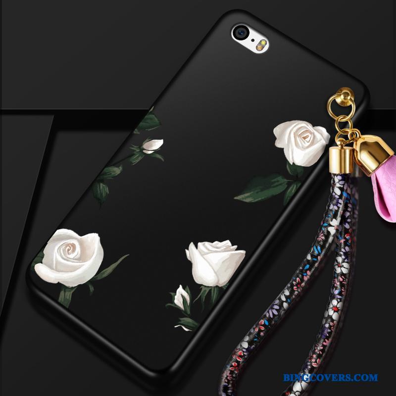 iPhone 5c Trend Telefon Etui Silikone Alt Inklusive Anti-fald Hængende Ornamenter Cover