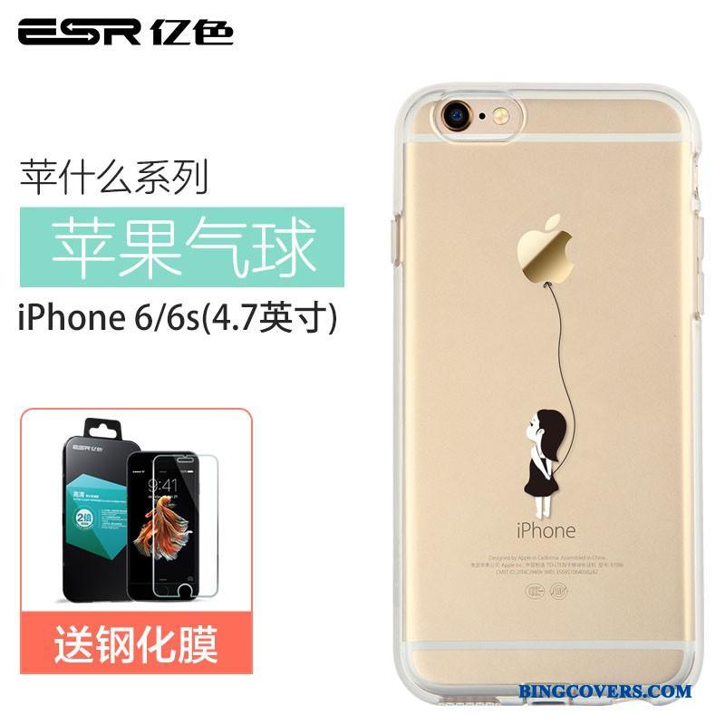 iPhone 6/6s Alt Inklusive Cartoon Trendy Silikone Telefon Etui Beskyttelse Gennemsigtig