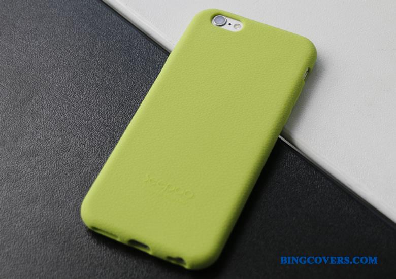 iPhone 6/6s Cover Etui Mobiltelefon Silikone Grøn Klud Blød