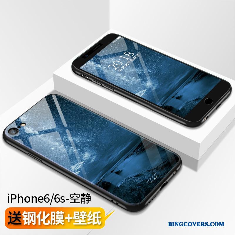 iPhone 6/6s Cover Kreativ Anti-fald Telefon Etui Blød Farve Silikone