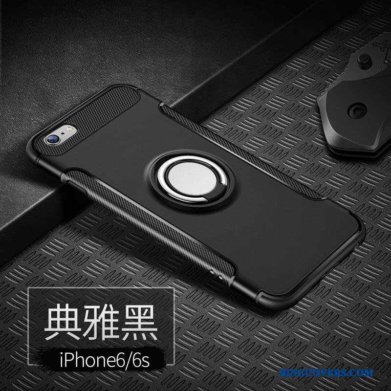 iPhone 6/6s Etui Alt Inklusive Support Cover Anti-fald Silikone Ring Ny