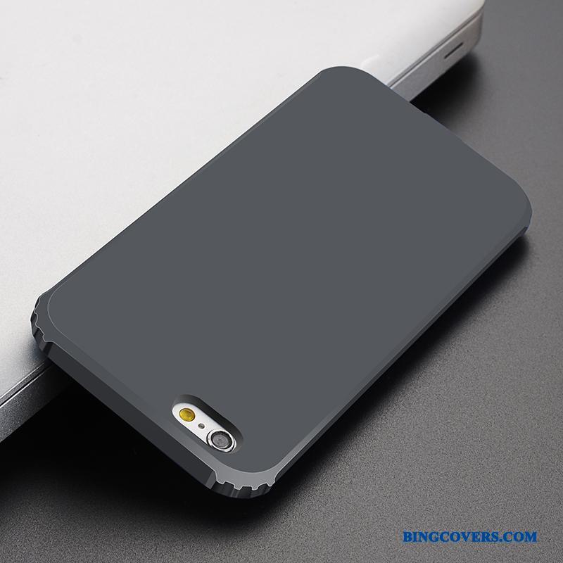 iPhone 6/6s Etui Anti-fald Blød Silikone Nubuck Blå Tynd Cover