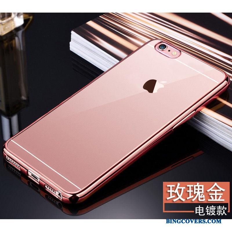 iPhone 6/6s Etui Rosa Guld Hængende Ornamenter Anti-fald Gennemsigtig Blød Trend Alt Inklusive