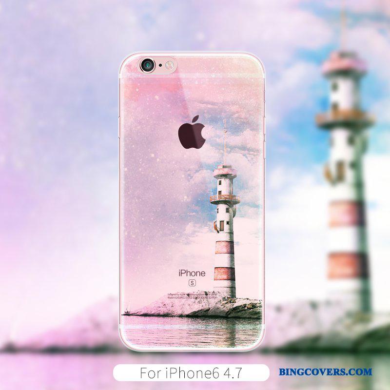 iPhone 6/6s Kreativ Telefon Etui Kunst Ny Kinesisk Stil Trend Blå