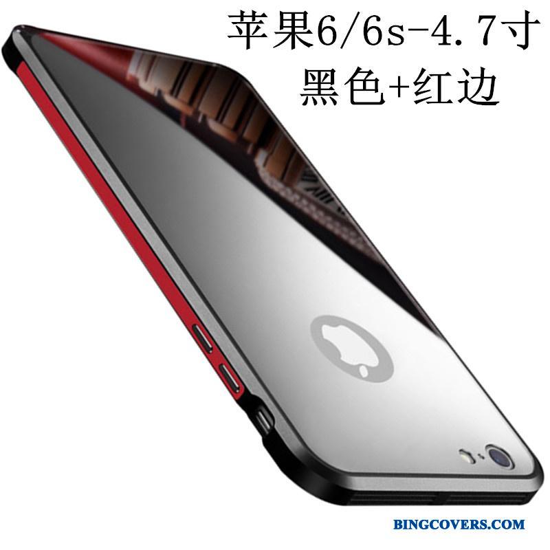 iPhone 6/6s Metal Telefon Etui Ramme Anti-fald Cover Trend Guld