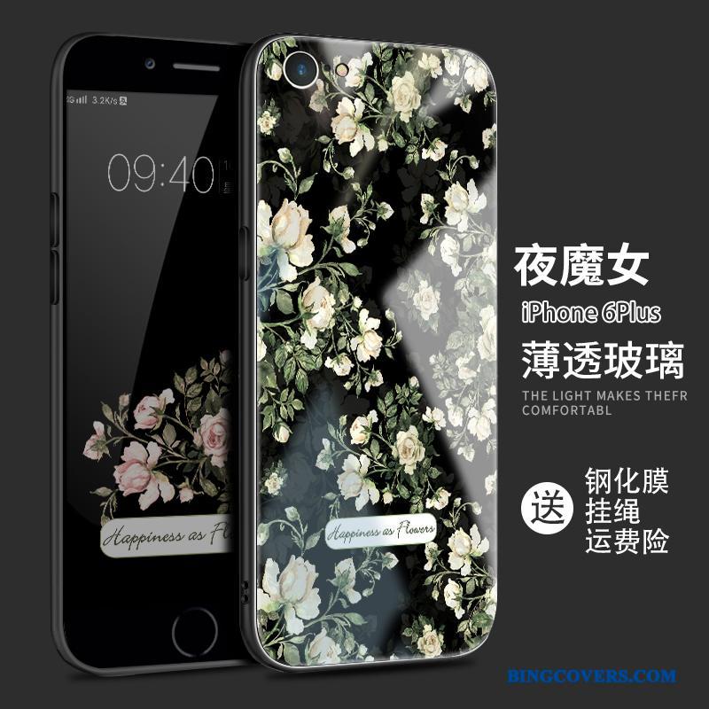 iPhone 6/6s Plus Alt Inklusive Anti-fald Trend Cover Lilla Telefon Etui Glas