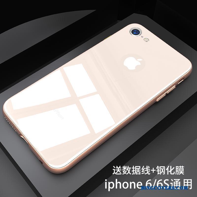 iPhone 6/6s Plus Alt Inklusive Silikone Glas Sort Blød Anti-fald Telefon Etui