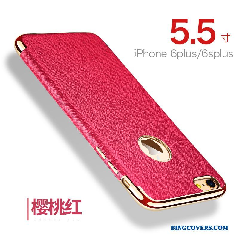 iPhone 6/6s Plus Alt Inklusive Telefon Etui Anti-fald Læder Mobiltelefon Blød Cover