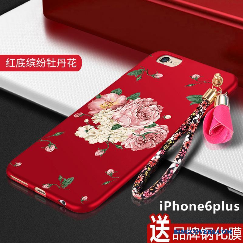 iPhone 6/6s Plus Cover Ny Telefon Etui Anti-fald Smuk Rød Af Personlighed