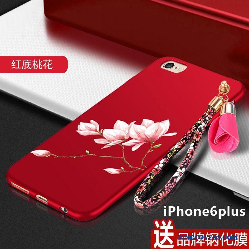 iPhone 6/6s Plus Cover Ny Telefon Etui Anti-fald Smuk Rød Af Personlighed