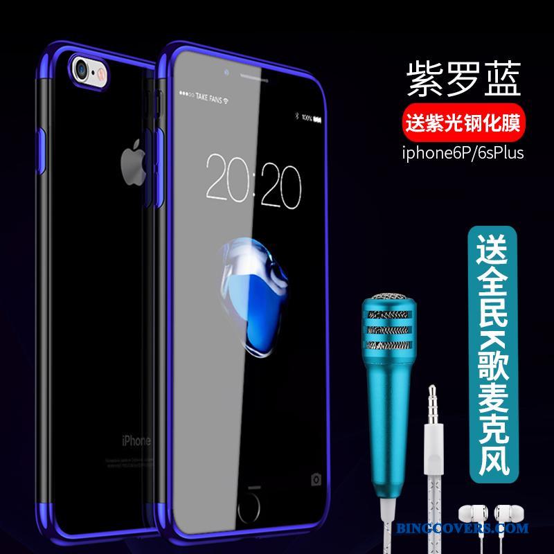 iPhone 6/6s Plus Etui Trend Simple Blød Cover Blå Belægning Beskyttelse