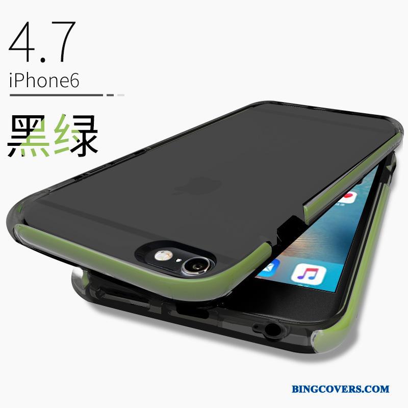 iPhone 6/6s Plus Grøn Af Personlighed Alt Inklusive Blød Nubuck Telefon Etui Silikone