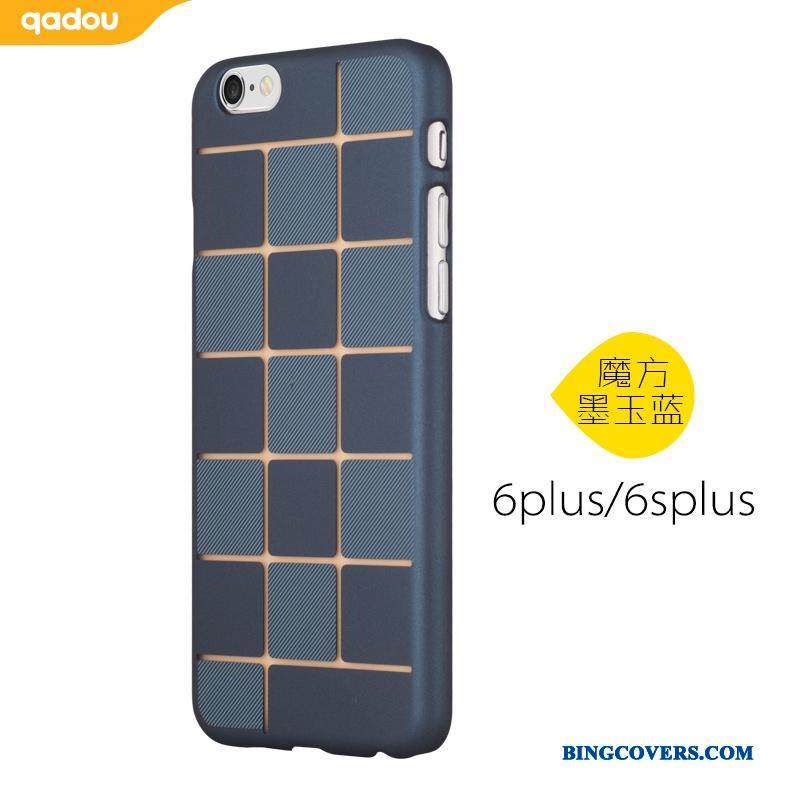 iPhone 6/6s Plus Nubuck Blå Mobiltelefon Etui Cover Lyserød Kreativ