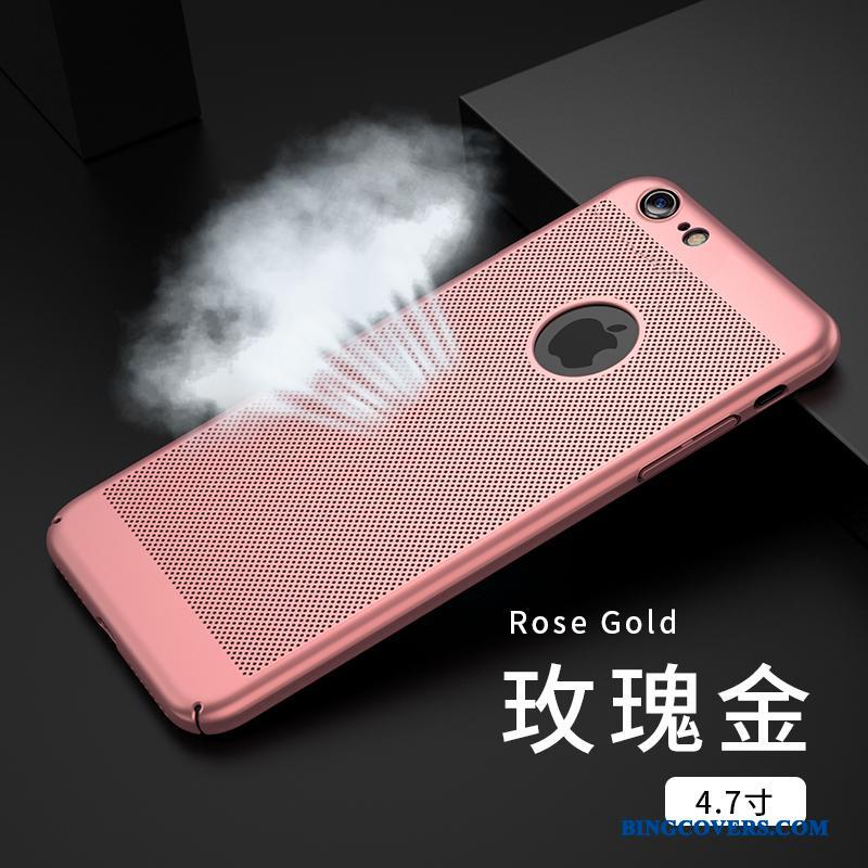iPhone 6/6s Plus Rød Telefon Etui Trend Cover Nubuck Udstrålende Tynd