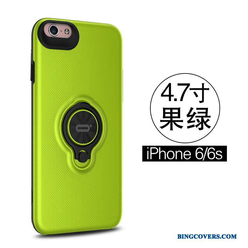 iPhone 6/6s Ring Cover Grøn Tynd Support Gennemsigtig Telefon Etui