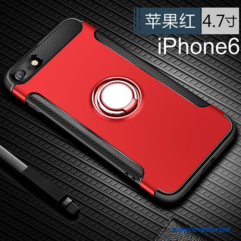 iPhone 6/6s Silikone Anti-fald Af Personlighed Telefon Etui Dyb Farve Alt Inklusive Grå