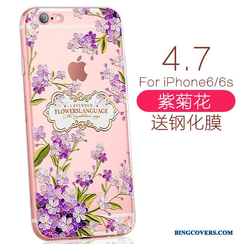 iPhone 6/6s Telefon Etui Elegante Silikone Smuk Lille Sektion Frisk Blød