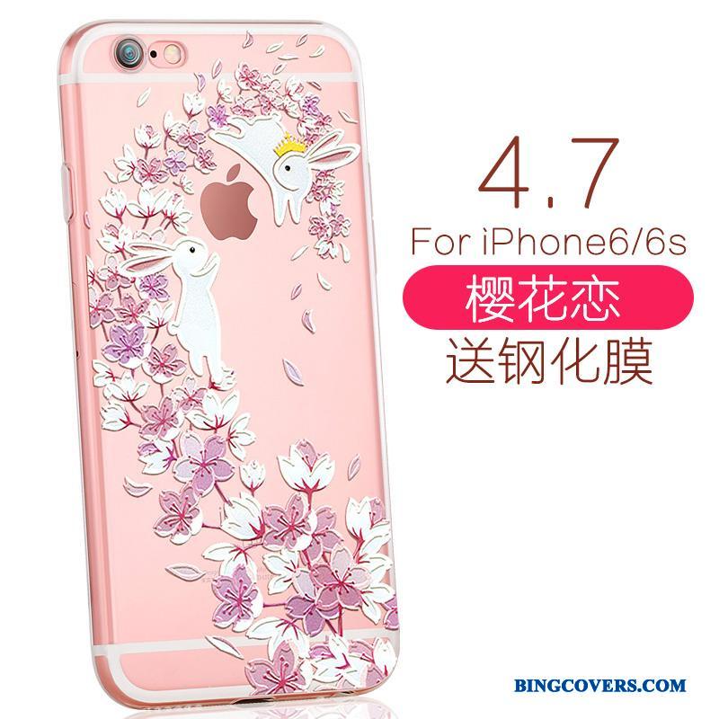 iPhone 6/6s Telefon Etui Elegante Silikone Smuk Lille Sektion Frisk Blød