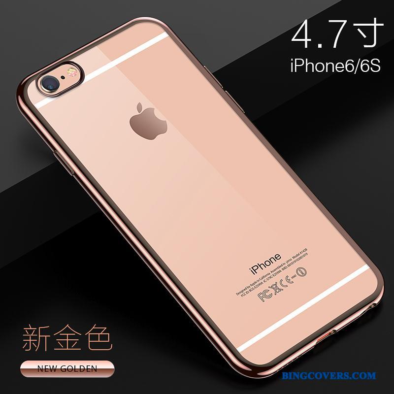 iPhone 6/6s Telefon Etui Silikone Gennemsigtig Alt Inklusive Anti-fald Cover Tynd