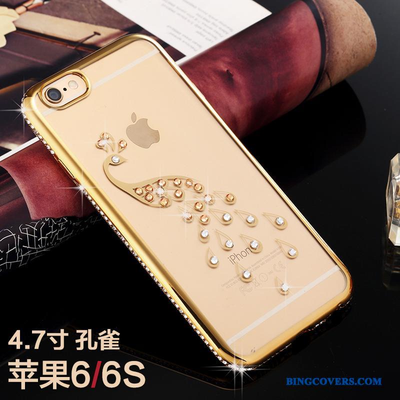 iPhone 6/6s Telefon Etui Strass Trendy Blød Alt Inklusive Luksus Hængende Ornamenter
