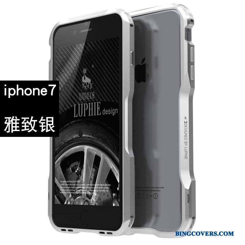 iPhone 7 Etui Ny Trend Anti-fald Kreativ Metal Beskyttelse Cover