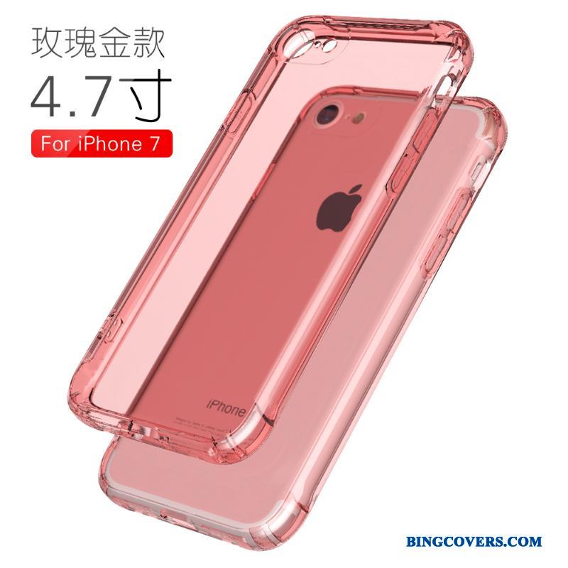 iPhone 7 Gennemsigtig Anti-fald Cover Trend Silikone Gasbag Telefon Etui