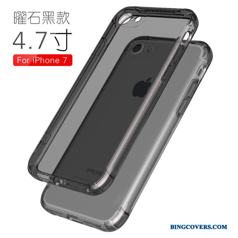 iPhone 7 Gennemsigtig Anti-fald Cover Trend Silikone Gasbag Telefon Etui