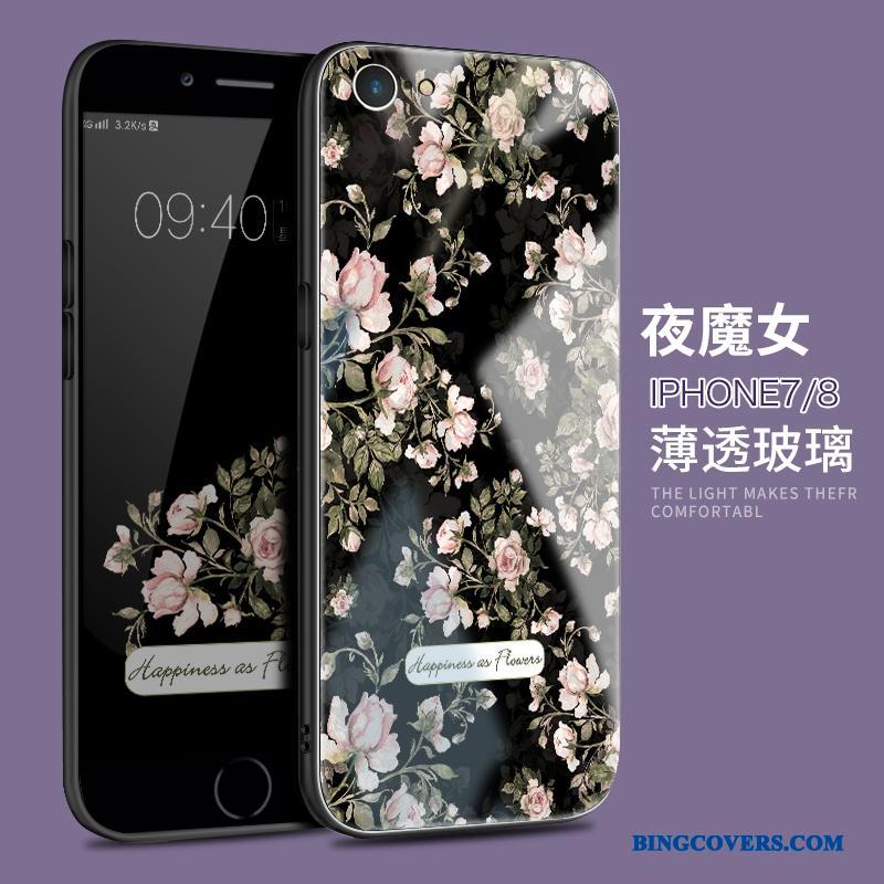 iPhone 7 Lyserød Silikone Anti-fald Tynd Telefon Etui Af Personlighed Alt Inklusive