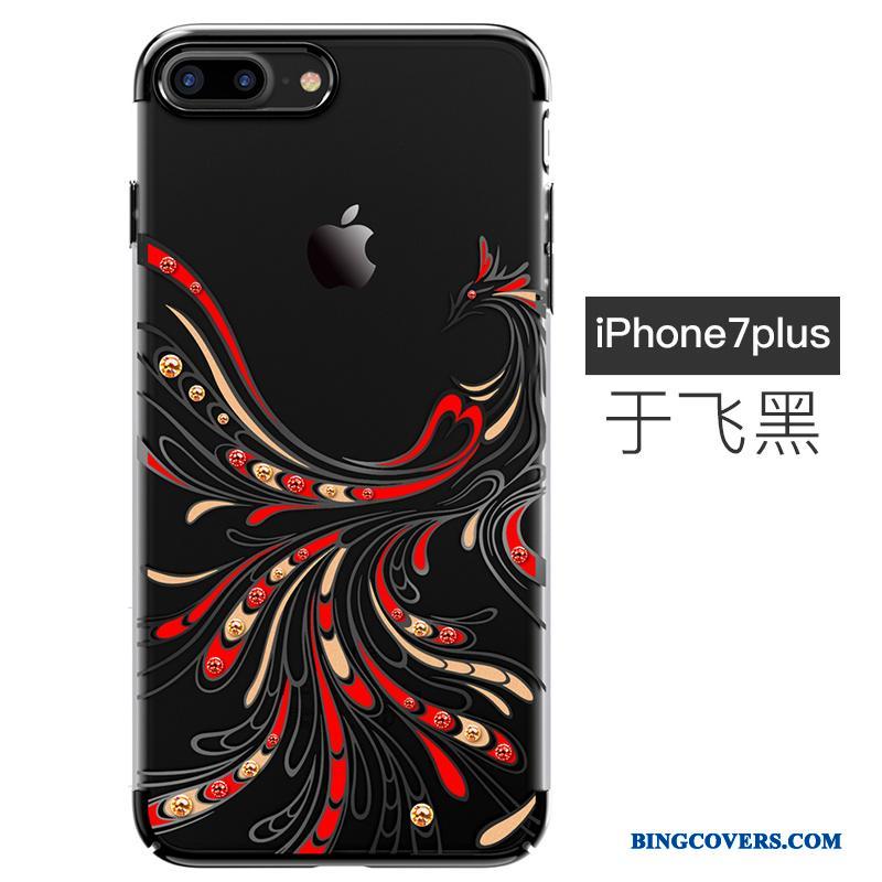 iPhone 7 Plus Alt Inklusive Anti-fald Trend Rød Telefon Etui Cover Beskyttelse
