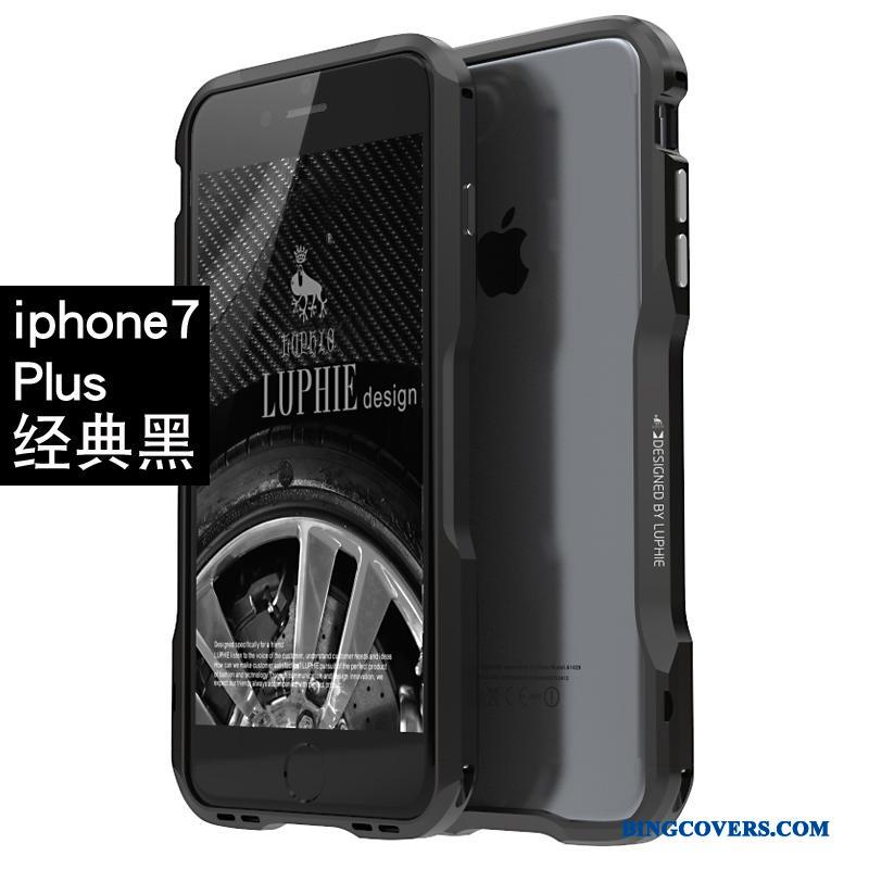 iPhone 7 Plus Beskyttelse Trend Telefon Etui Cover Ramme Kreativ Rosa Guld