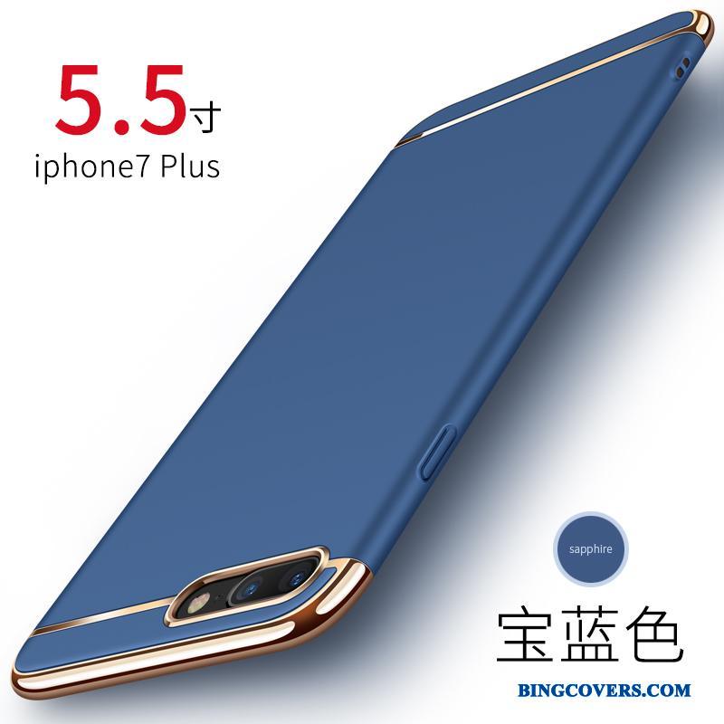 iPhone 7 Plus Cover Anti-fald Beskyttelse Etui Nubuck Telefon Rød